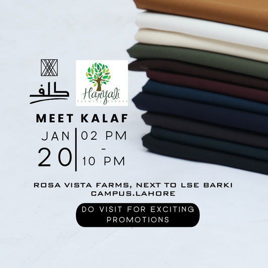 MEET KALAF AT HARYALI!